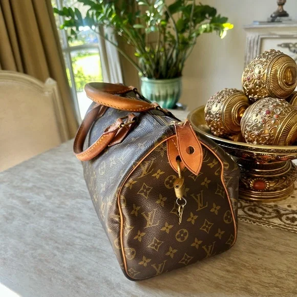 Louis Vuitton Monogram Brown speedy 30 - Picture 2 of 16